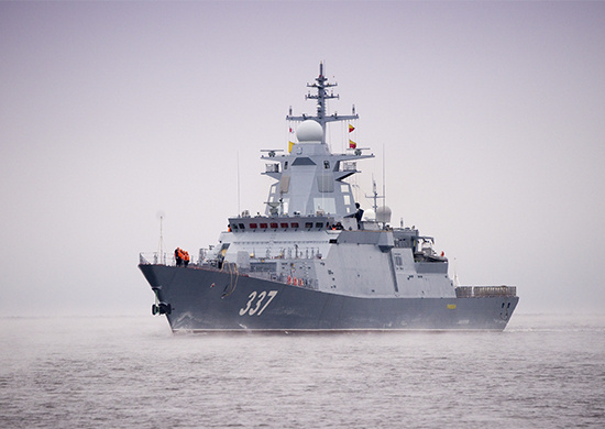 Головной корвет проекта 20350 "Гремящий" / Минобороны РФ