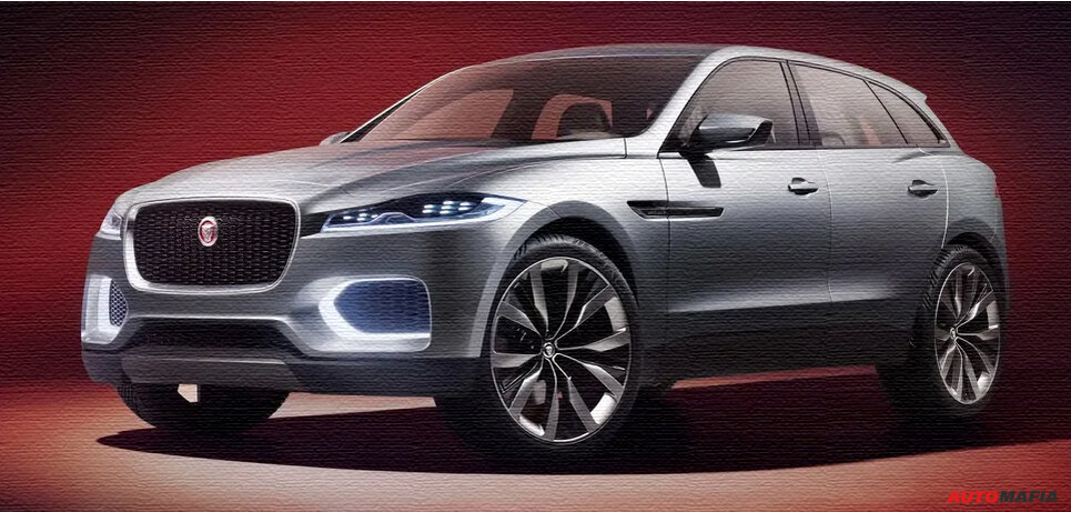 Рендер будущего Jaguar J-Pace
