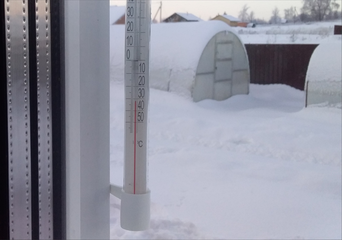 Днем - всего минус 30.