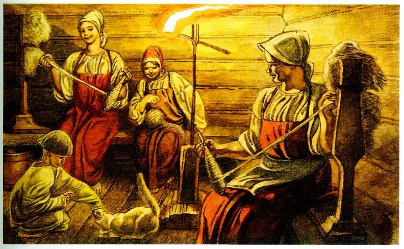 Рисунок жизнь в древней руси