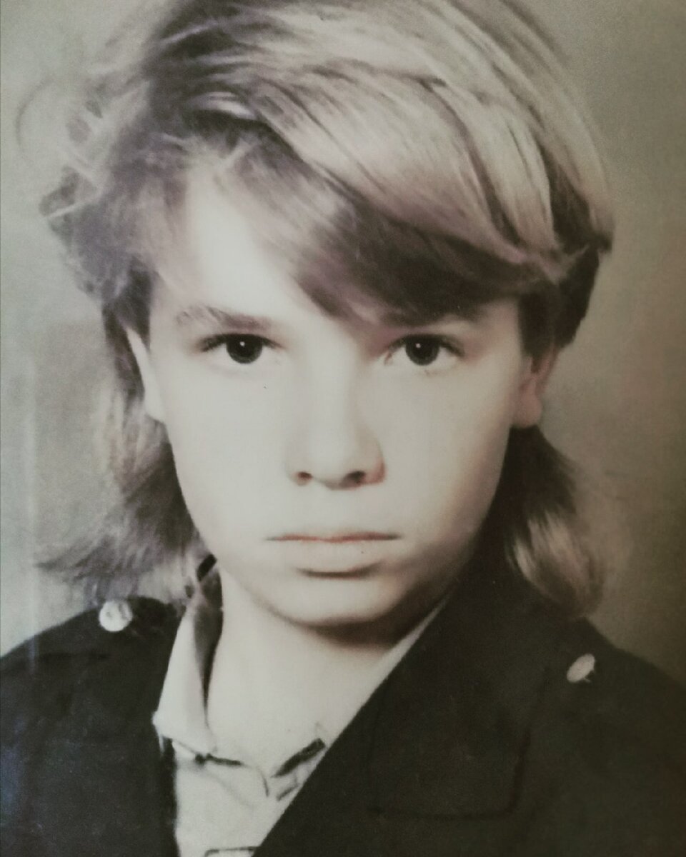 Это автор в третьем классе, 1985-1986 гг.