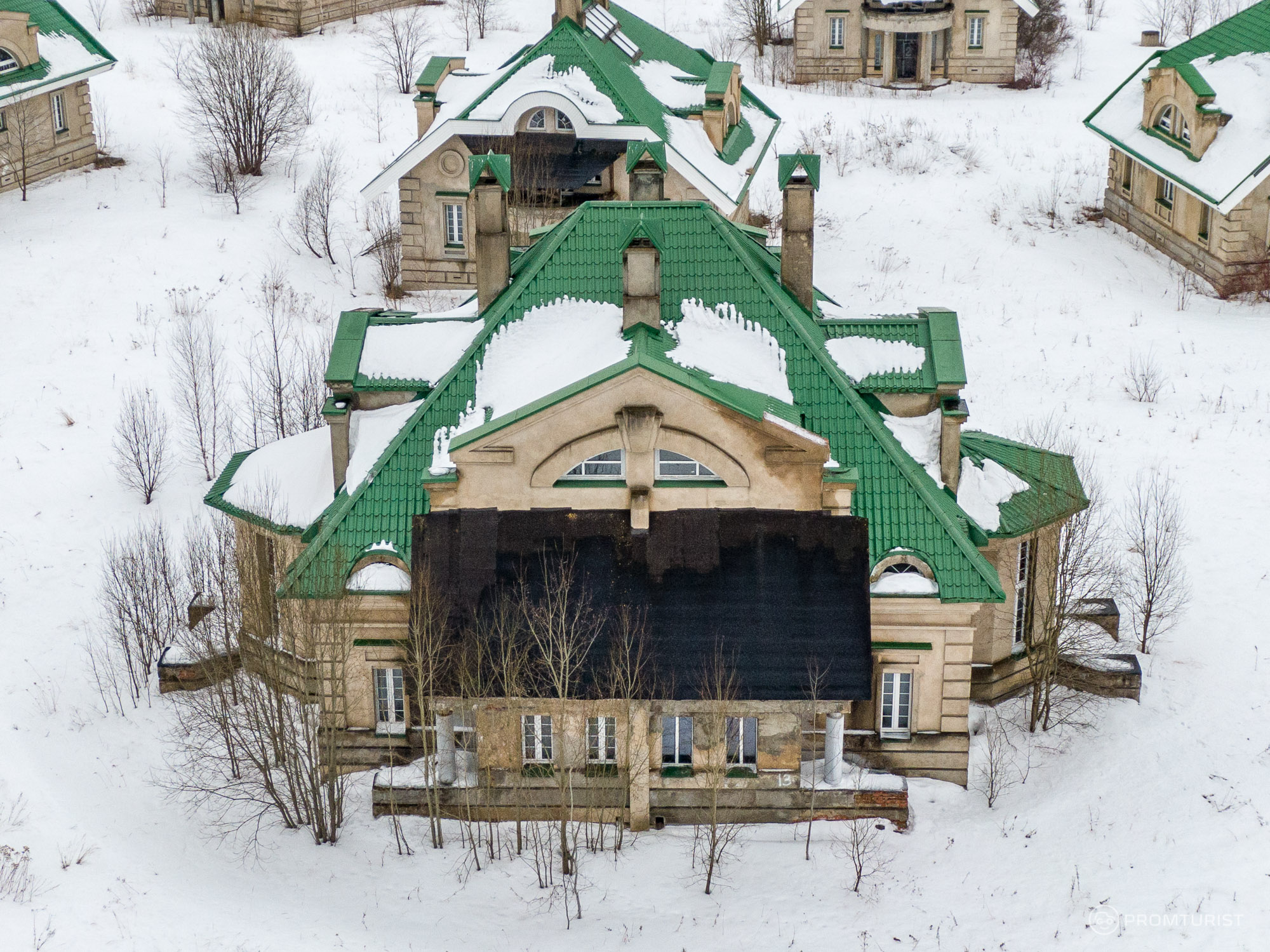 Заброшенные шикарные виллы «Газпрома». Подмосковье. Посмотрите, как швыряются деньгами богатеи ??‍♂️?4