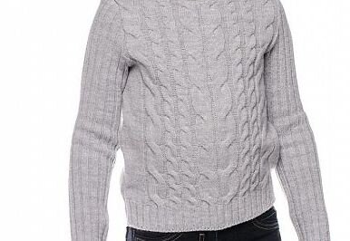 Вязанный свитер для подростка