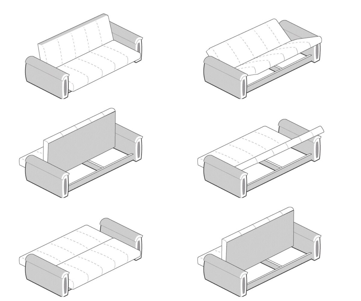 Диван «Аккордеон» своими руками