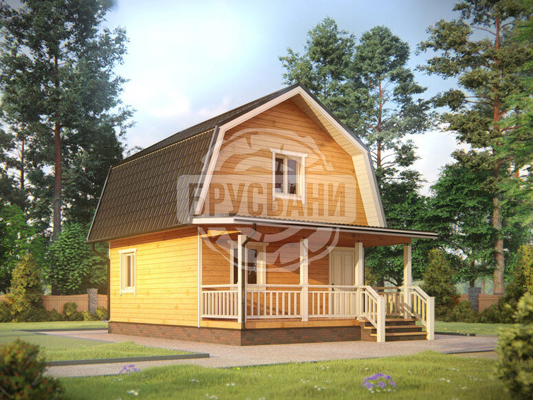 Проект дома из бруса Д-5 - https://brus-bani.ru/catalog/doma-iz-brusa/d-5