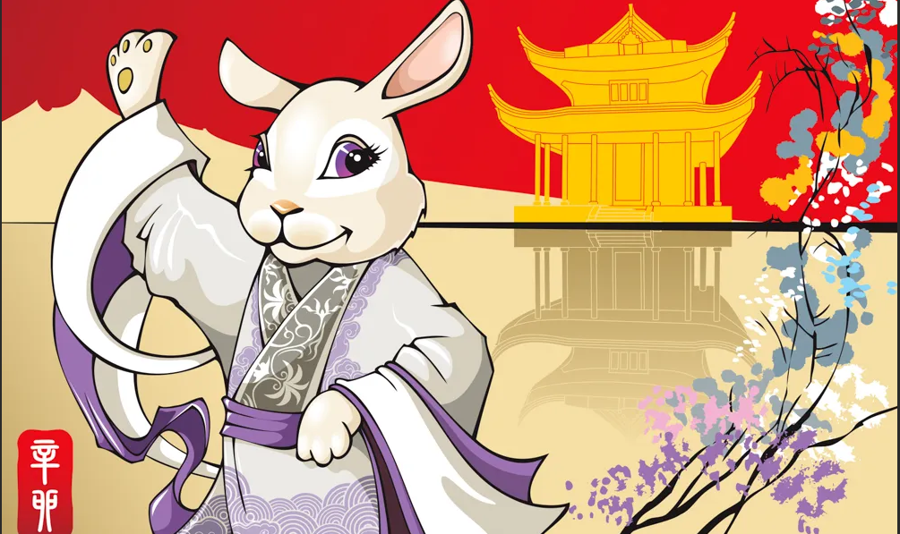 2023 год какого песни. Символы китайского нового года. Китайский новый год кролика. С восточным новым годом. Год кролика 2023.