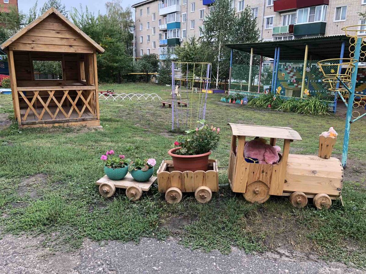 Площадка для прогулок в детском саду