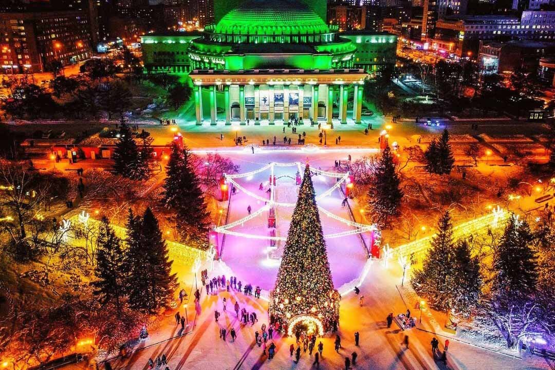    Центральное место празднования в Новосибирске — площадь Ленина.Фото: vk.com/typical_nsk