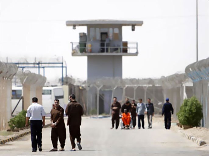 Тюрьма в Тикрите. Фото, конечно, современное, сделано журналистом Аль-Джазира в 2012 году.