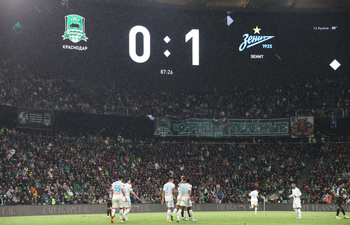 "Зенит" так и не проиграл ни разу за первые 15 туров РПЛ-2022/23. Фото: ФК "Зенит"