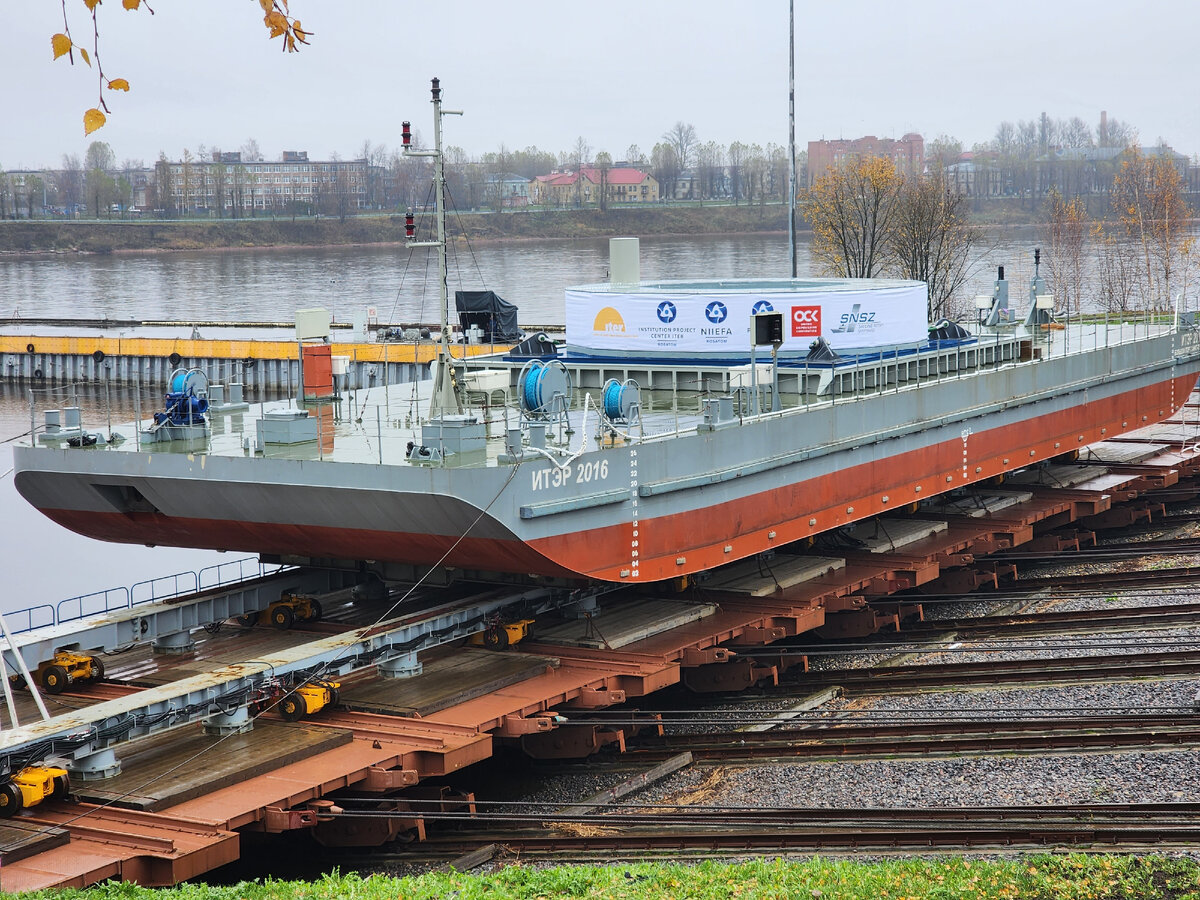 На СНСЗ (входит в #ОСК) состоялась церемония отправки катушки полоидального поля PF-1 