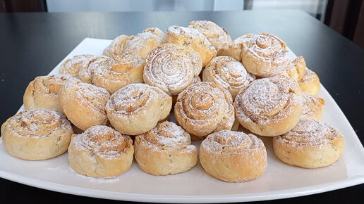 ПЕЧЕНЬЕ с корицей к чаю из готового слоеного теста Вкусно просто 5 минут и в духовку!