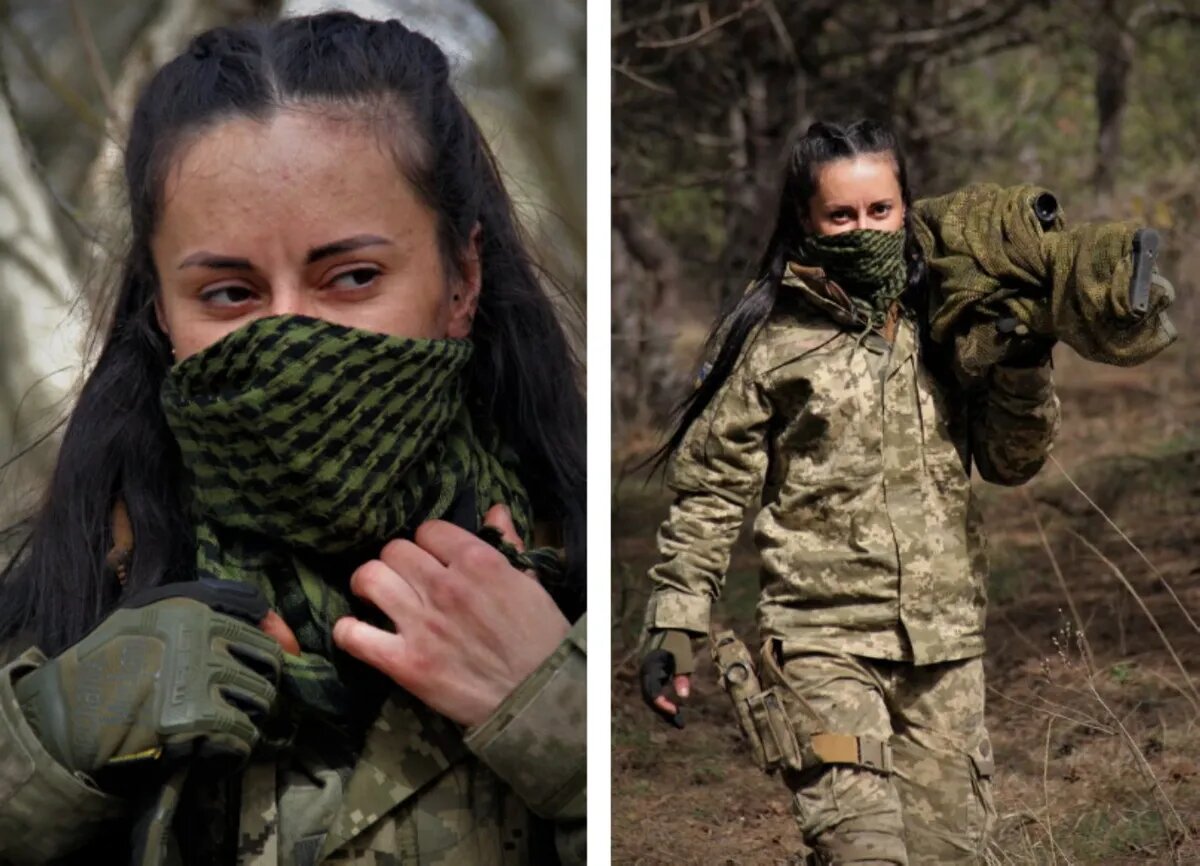 Поймали снайпершу уголек. Алиса Полищук снайперша. Украинские снайперши.