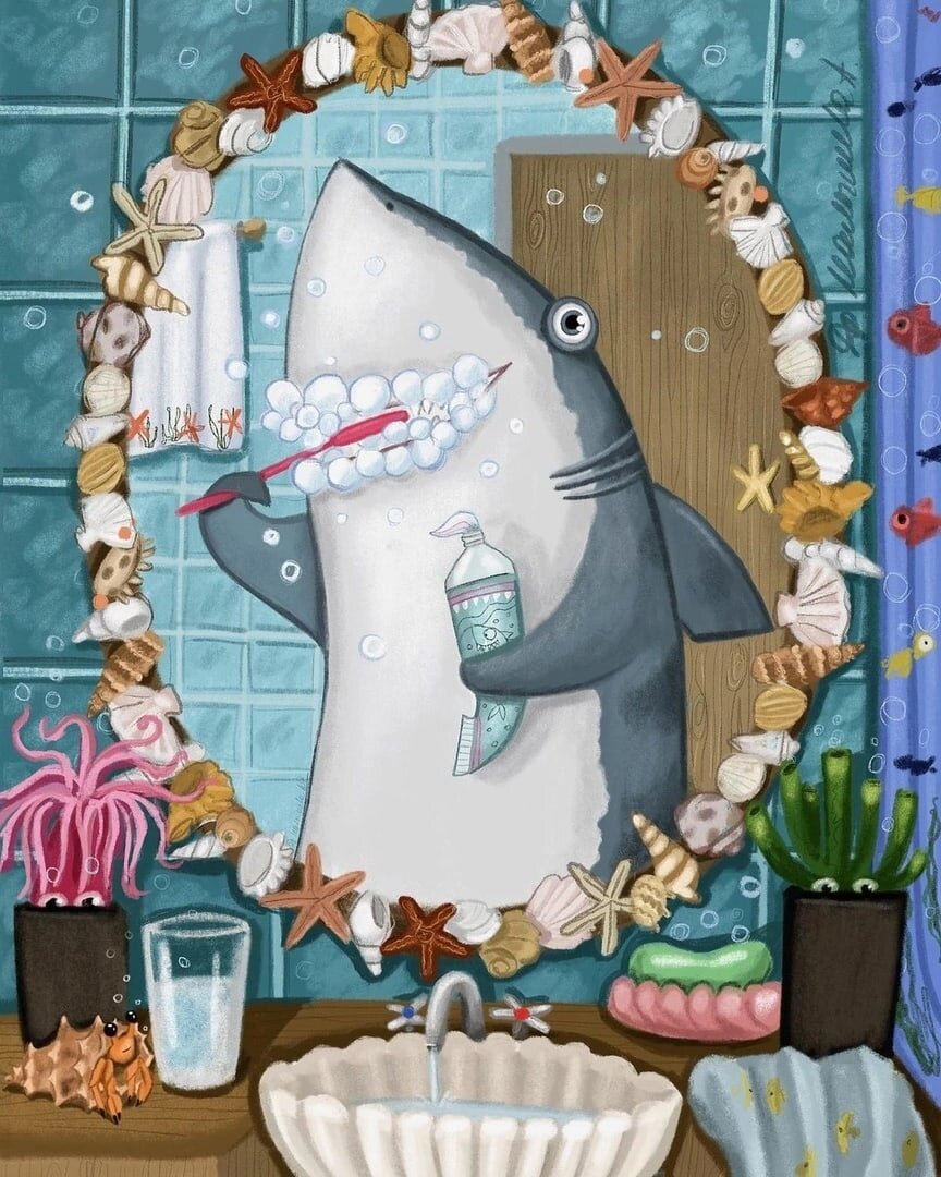 Автор иллюстрации: Nastenka Malysheva https://www.behance.net/gallery/128894223/Dentistry-art/modules/730575583