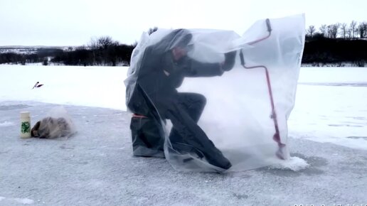 Теплое дно для зимней палатки своими руками. Быстро. Просто