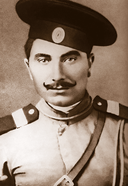 Семен Буденный в молодости 