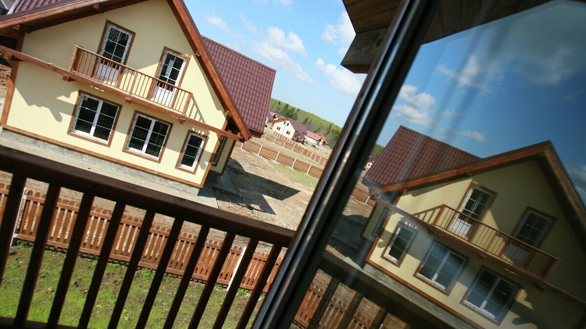    Строительство коттеджей © РИА Новости / Руслан Кривобок