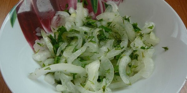 Маринованный лучок для шашлыка и салатов. Любимый рецепт
