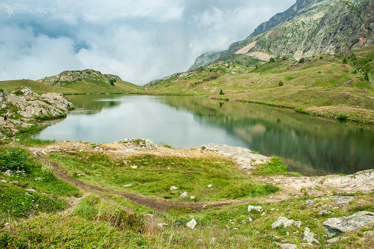 Озеро Бессон (Lac Besson), Альп-д'Юэз (L'Alpe d'Huez), Франция. Фото: Надежда Грауберг