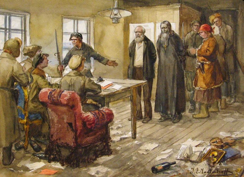 Картина Ивана Владимирова. // Из очерка "Русский обычай"