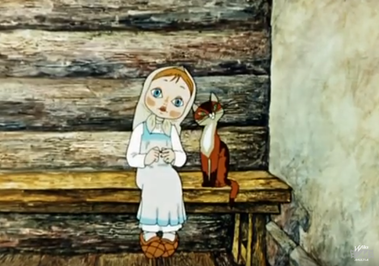 Кадр из мультфильма, скриншот "Серебряное копытце"
