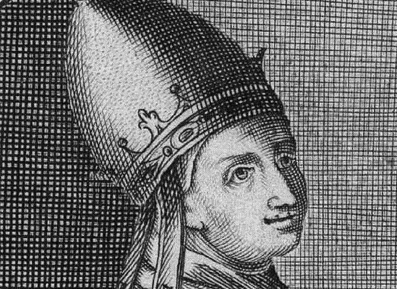 Бенедикт IX, средневековая гравюра