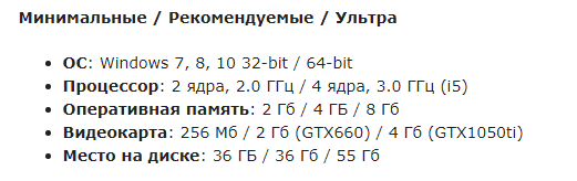 Системные требования WoT