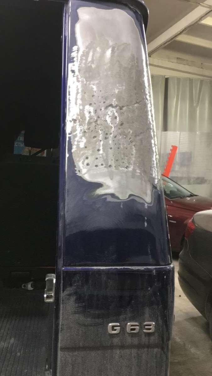 Рихтовка, шпатлевка, грунтовка и покраска. 