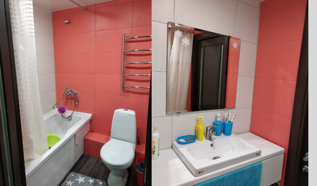 Фото ванной после уборки. Фото автора