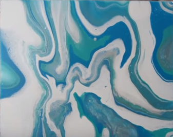 Puddle Pour. Заливка лужами. Техника акриловой заливки флюид арт.