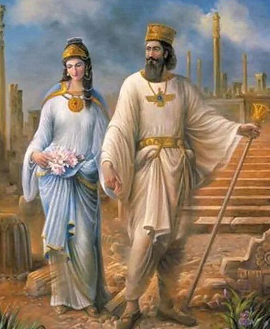 Навуходоносор II и Амитис