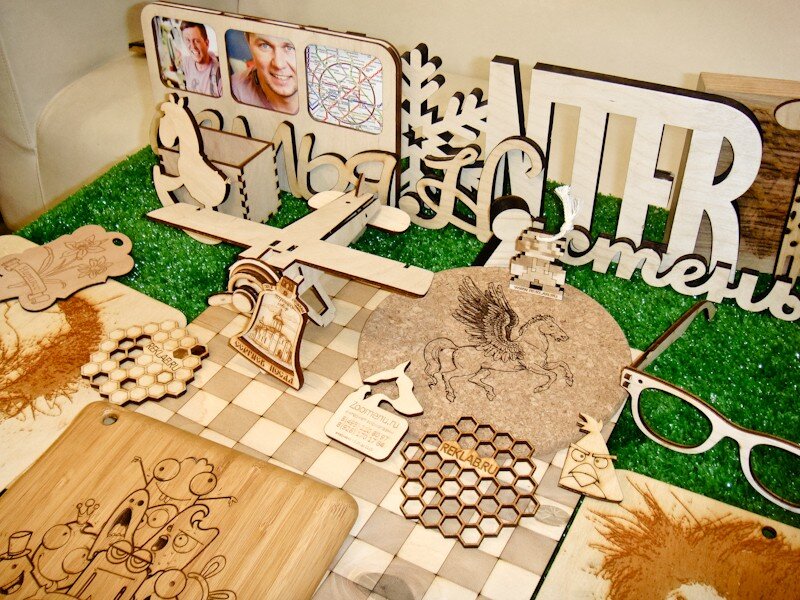 Лазерно-гравировальный станок по дереву и фанере