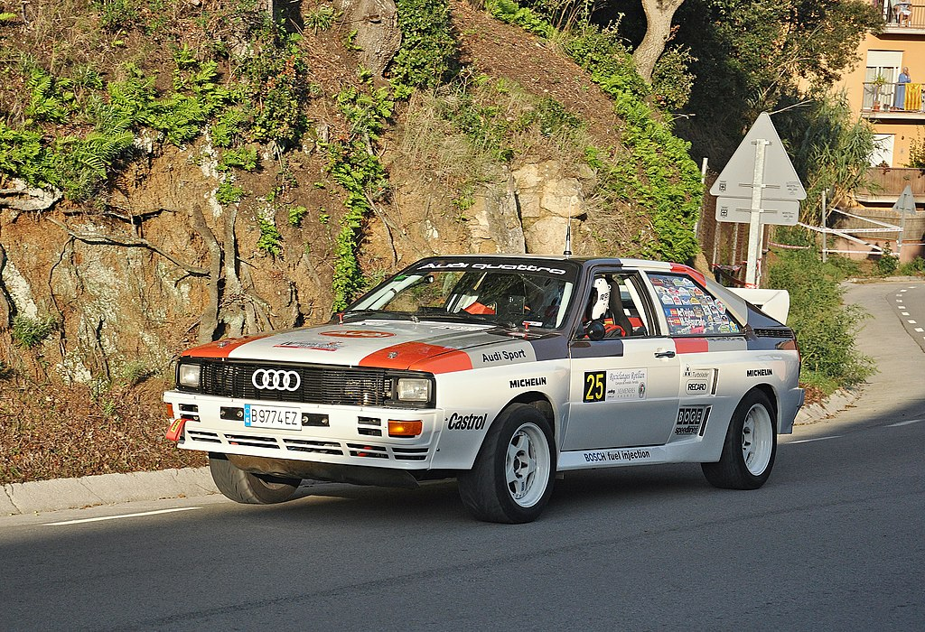 Audi quattro, самый успешный автомобиль группы B в первые годы её существования
