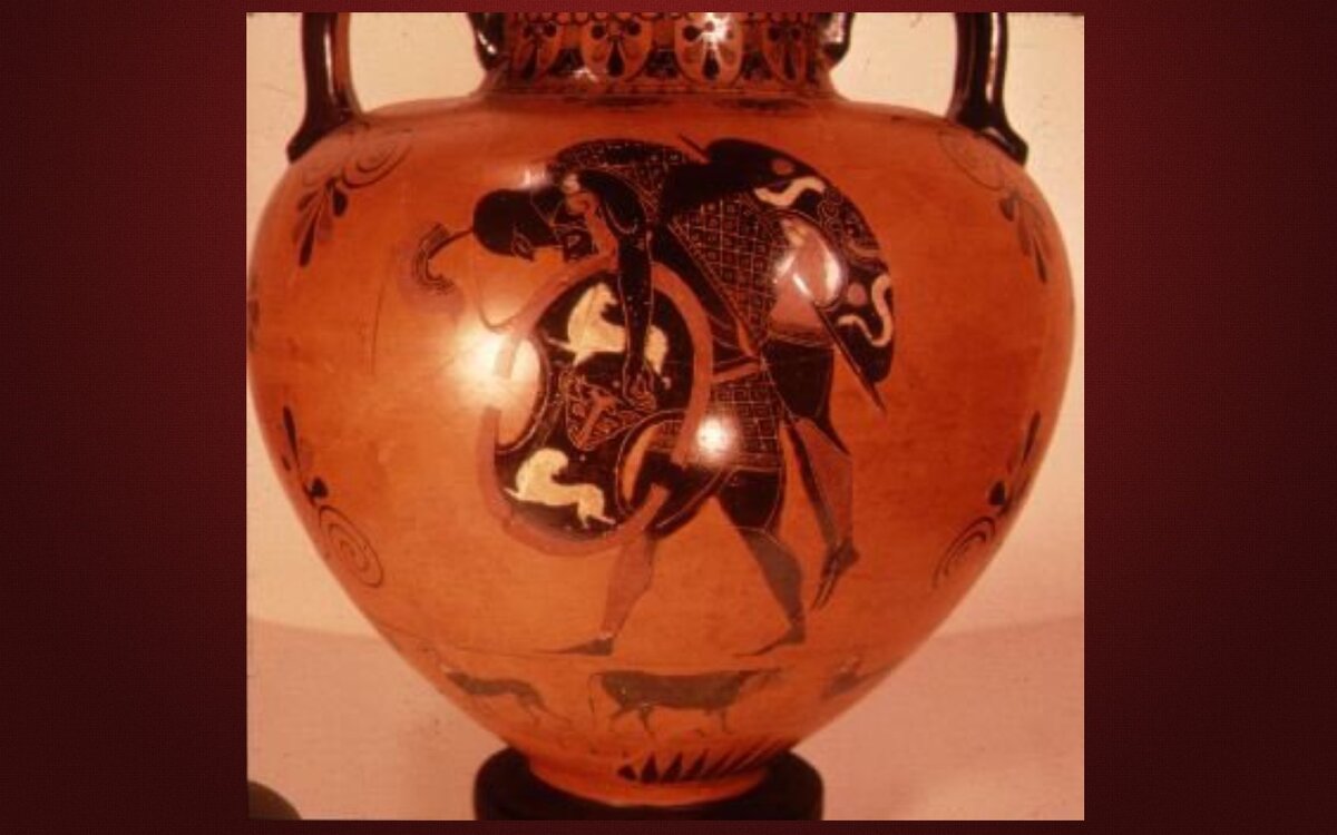 Беотийские щиты у гоплитов