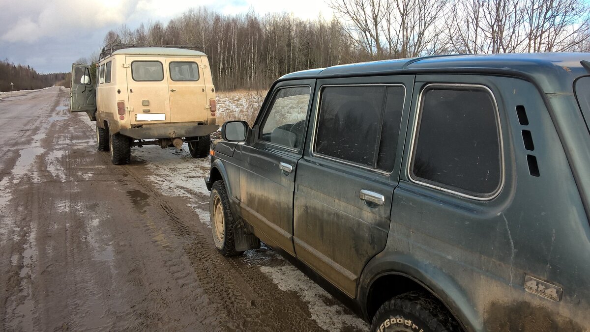 Перегонка Уазика на новое место жительство, опять не заводится