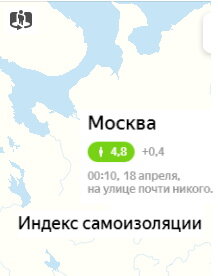 с ЯНДЕКС карт