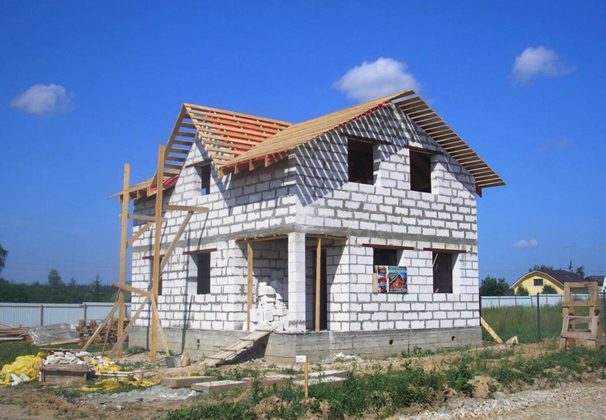 дом из газобетона