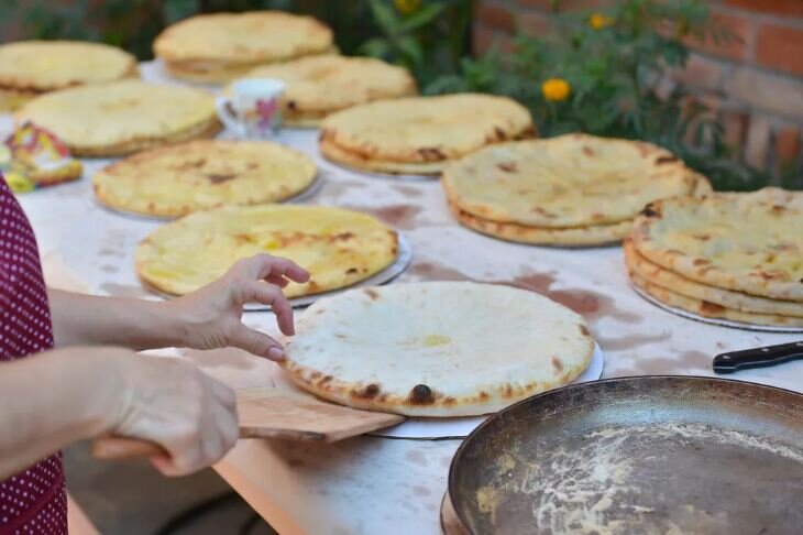 Осетинские пироги: такие разные, аппетитные и вкусные - смотрите сами