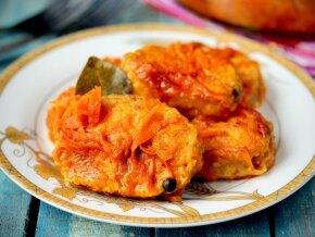 83 ккал2 (8)90КонстанцияДобавить в книгу рецептовПосмотреть рецептРыба под маринадом (классический рецепт)Классические блюда всегда остаются неизменно популярными. Это можно сказать и о классическом рецепте рыбы под маринадом, так как сложно представить ...