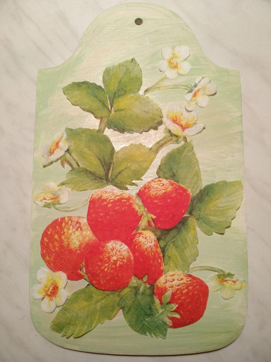 Характеристики - Салфетка для декупажа «Садовые ягоды»