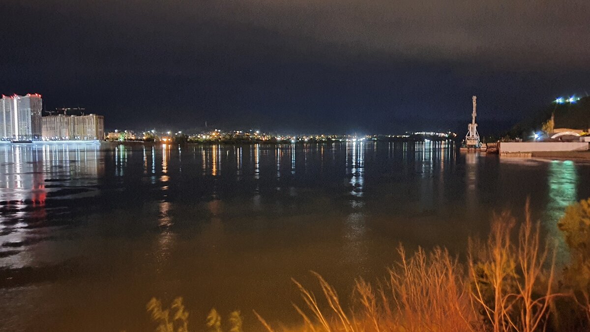 Ночной Красноярск