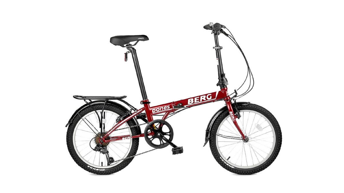 Складной велосипед BERG Bones. Семискоростной складной велосипед со стальной рамой и 7 скоростными передачами