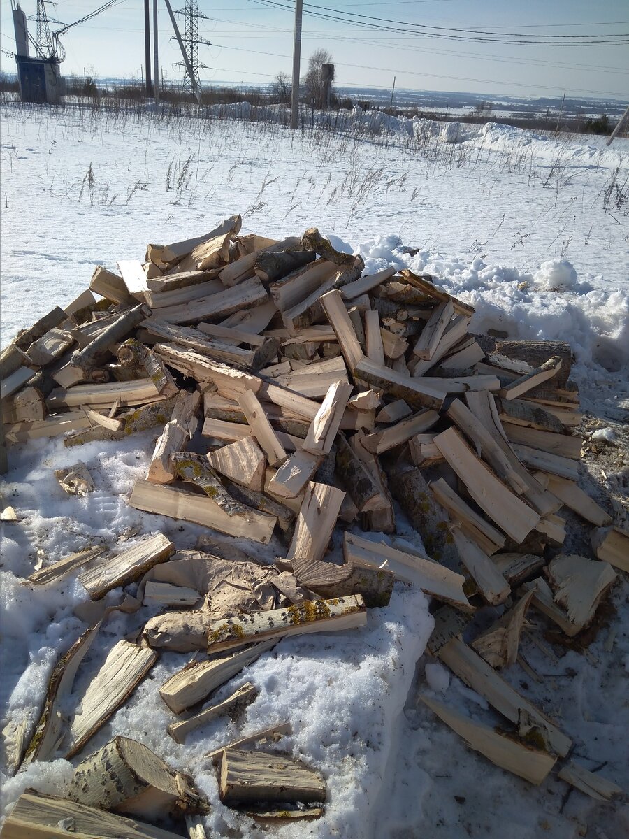 Это зимние дрова