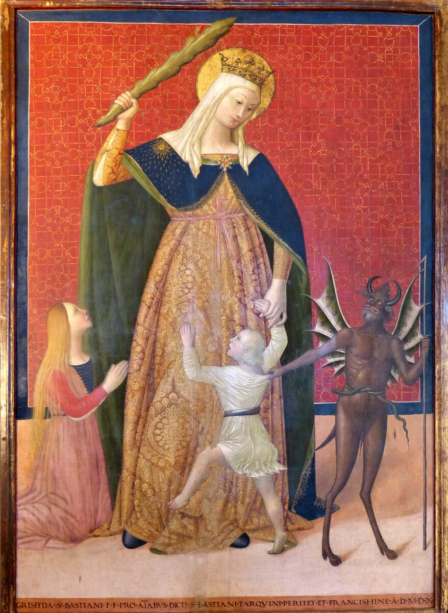 Мадонна дель Соккорсо из итальянской Церкви Сан-Франческо в Умбрии.