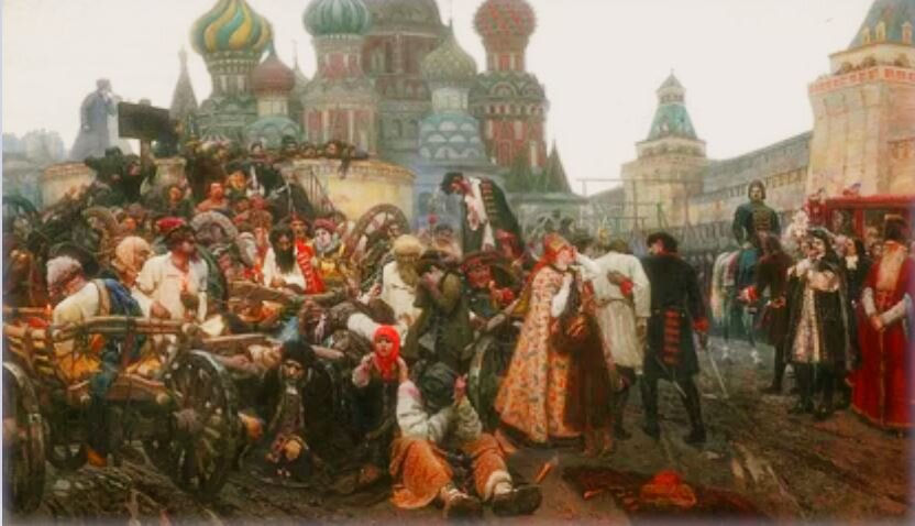 В.Суриков "Утро стрелецкой казни"