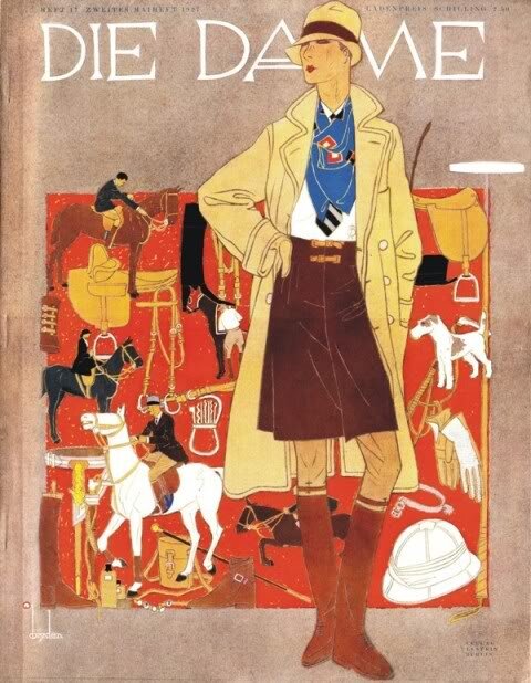 Эрнст Дойч-Драйден, обложка "Die Dame", Музей искусства и торговли Гамбурга/Museum für Kunst und Gewerbe Hamburg, официальный сайт - www.mkg-hamburg.de