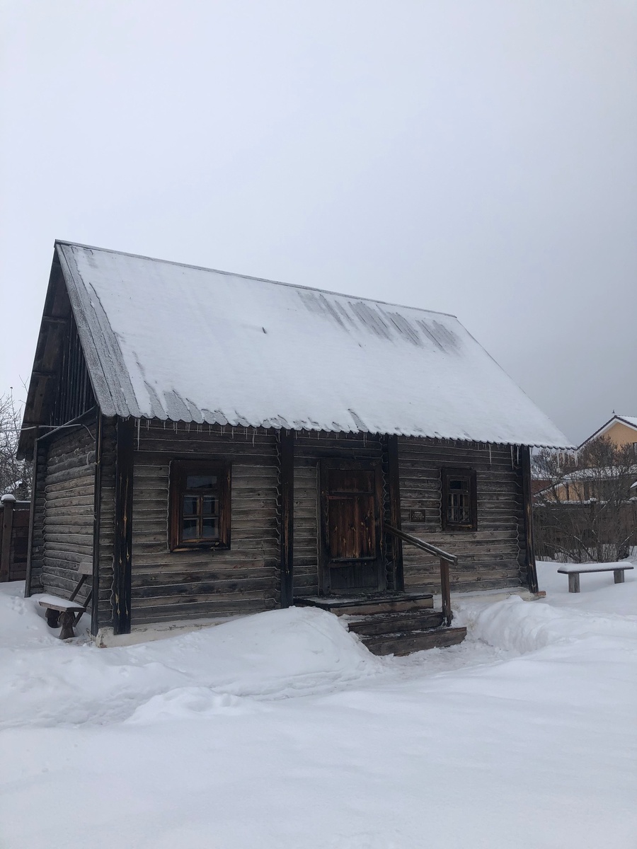 "Банька", где сначала жил писатель в Солотче