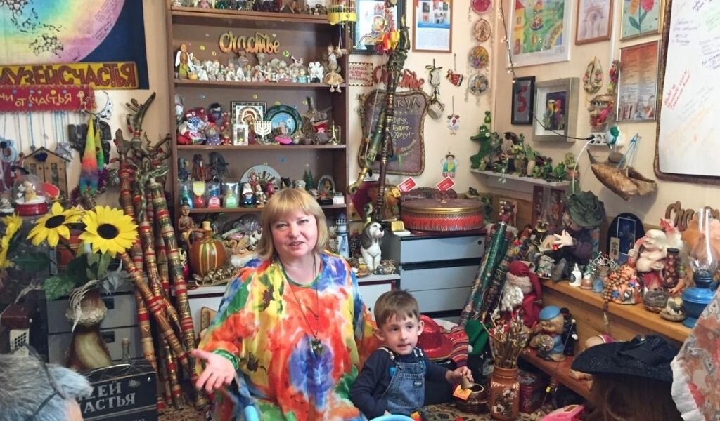 Ирина со своим внуком Богданом, 4 года