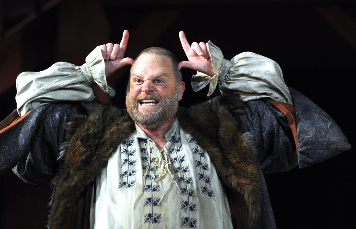 Рональд Вуд в опере Джузеппе Верди «Фальстаф» в постановке Шотландской оперы © ROBBIE JACK / GETTY IMAGES