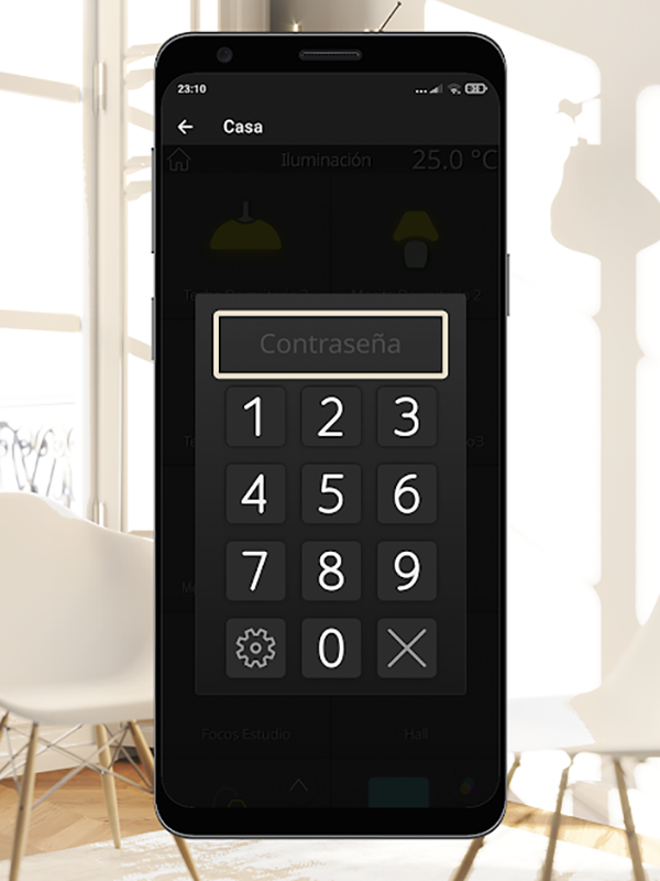 QR код для удобной синхронизации сенсорной панели KNX Zennio Z70v2 и телефона.